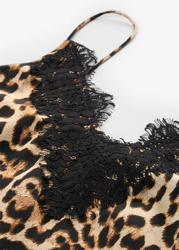 Bluse i lett sateng, bonprix