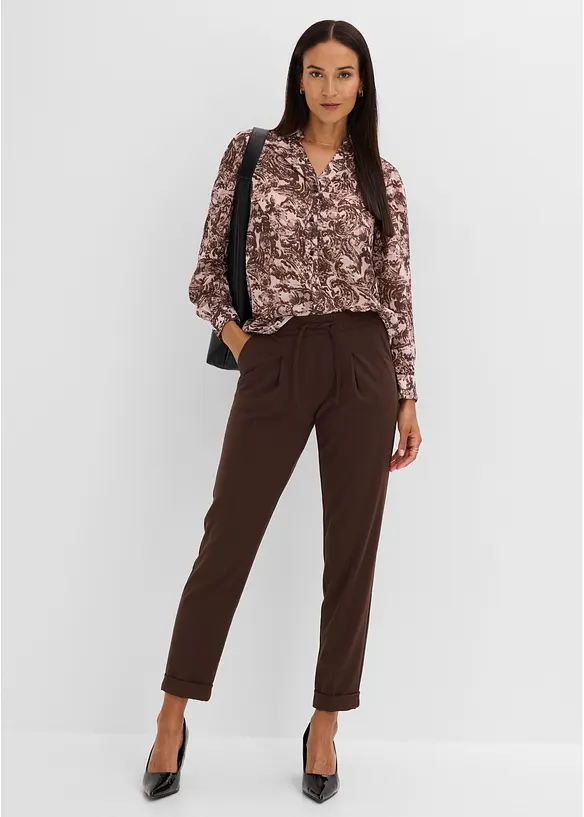 Skjorte i chiffon, bonprix