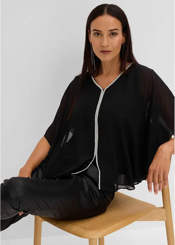 Tunika med strass, bonprix
