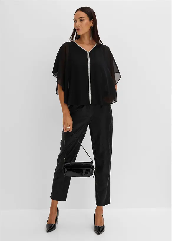 Tunika med strass, bonprix