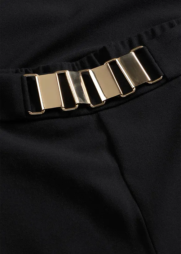 Dressbukse med dekorativ linning, bonprix