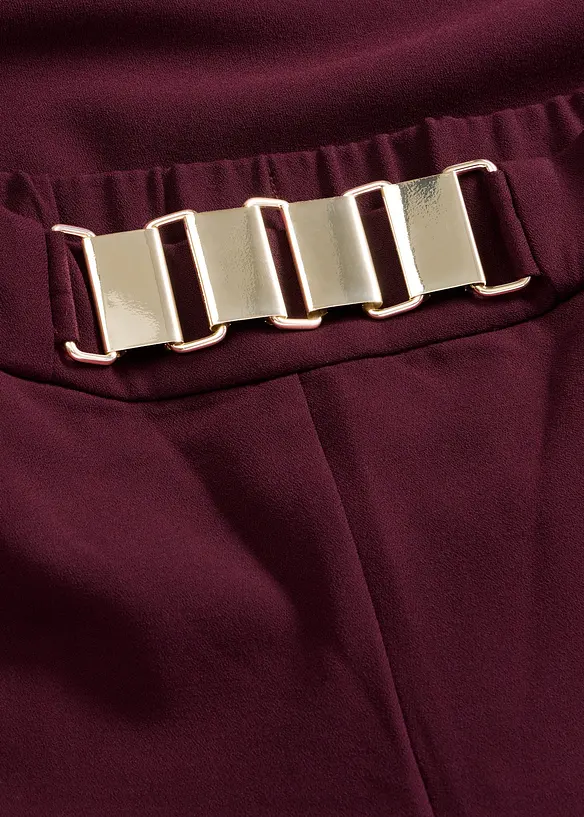 Dressbukse med dekorativ linning, bonprix