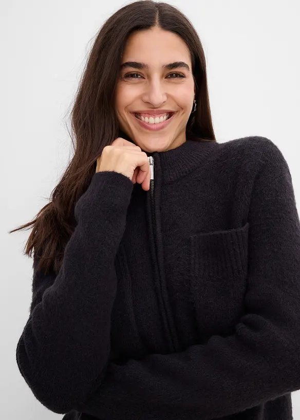 Finstrikket cardigan, bonprix