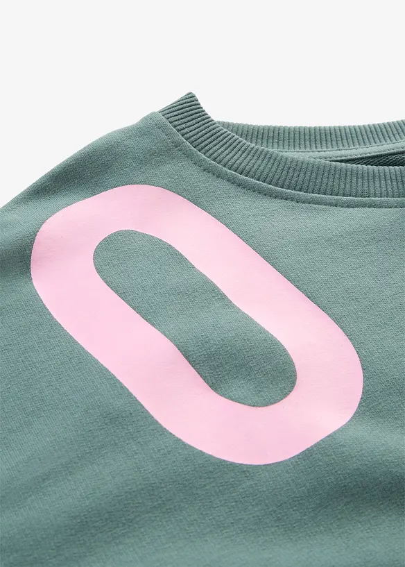 Sweatshirtkjole i myk bomullsblanding, bonprix