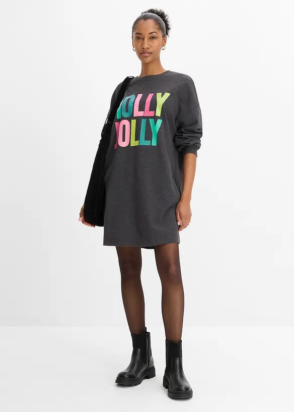 Oversized sweatshirtkjole, bonprix