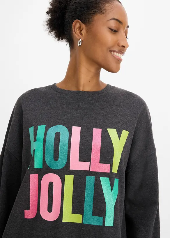 Oversized sweatshirtkjole, bonprix