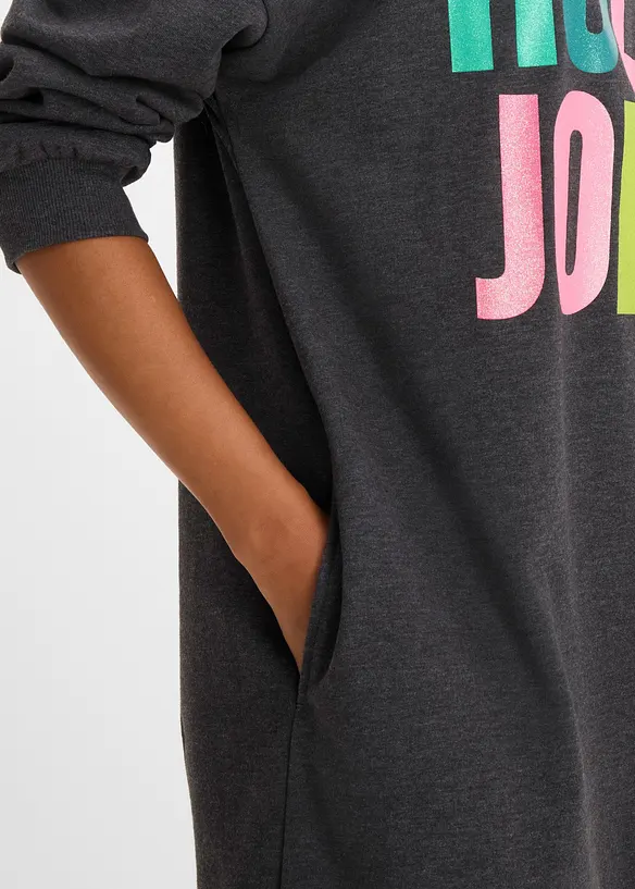 Oversized sweatshirtkjole, bonprix