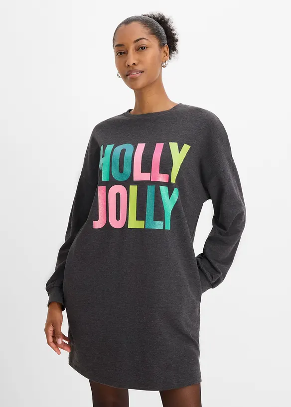 Oversized sweatshirtkjole, bonprix