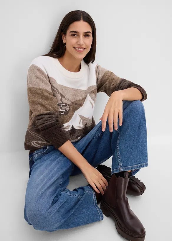 Oversized genser, bonprix
