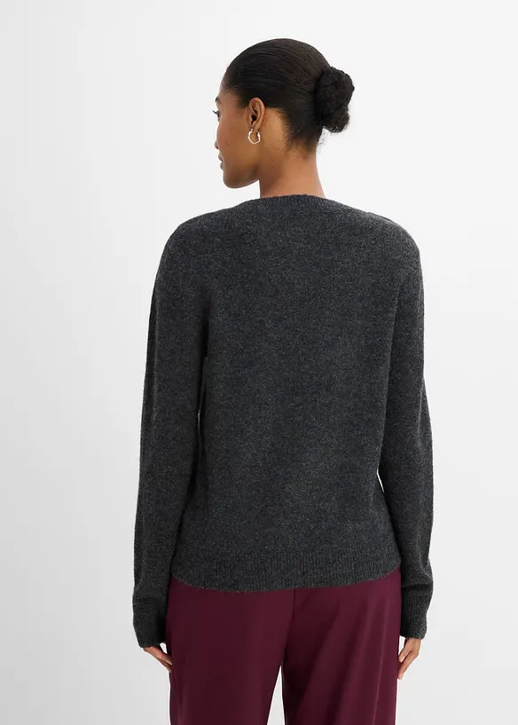 Cardigan med paljetter, bonprix