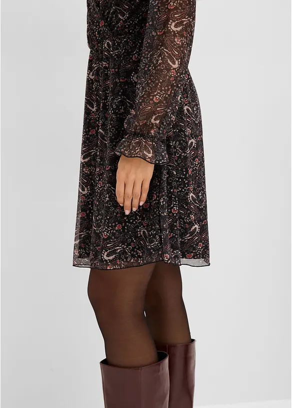 Jerseykjole i fin mesh, bonprix