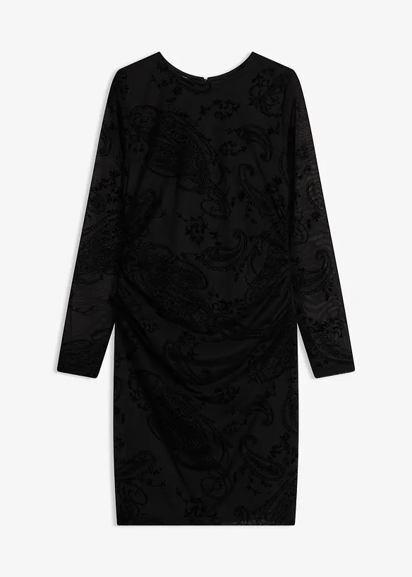 Jerseykjole i fin mesh, bonprix