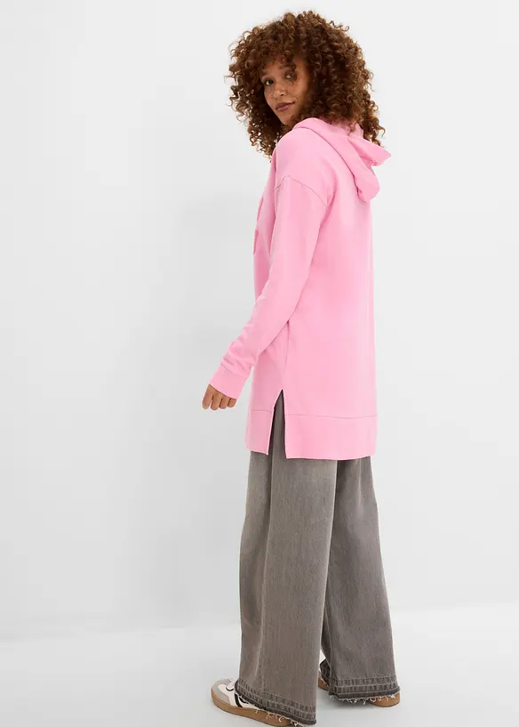 Lang sweatshirt i 100% &oslash;kologisk bomull, bonprix