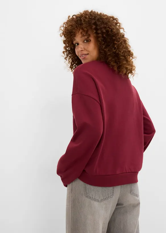 Sweatshirt i myk bomullsmiks, bonprix