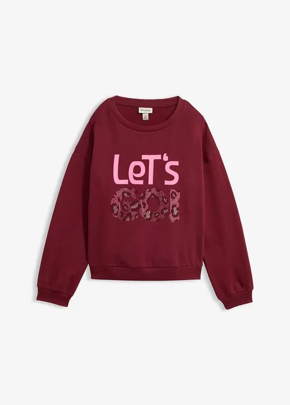 Sweatshirt i myk bomullsmiks, bonprix