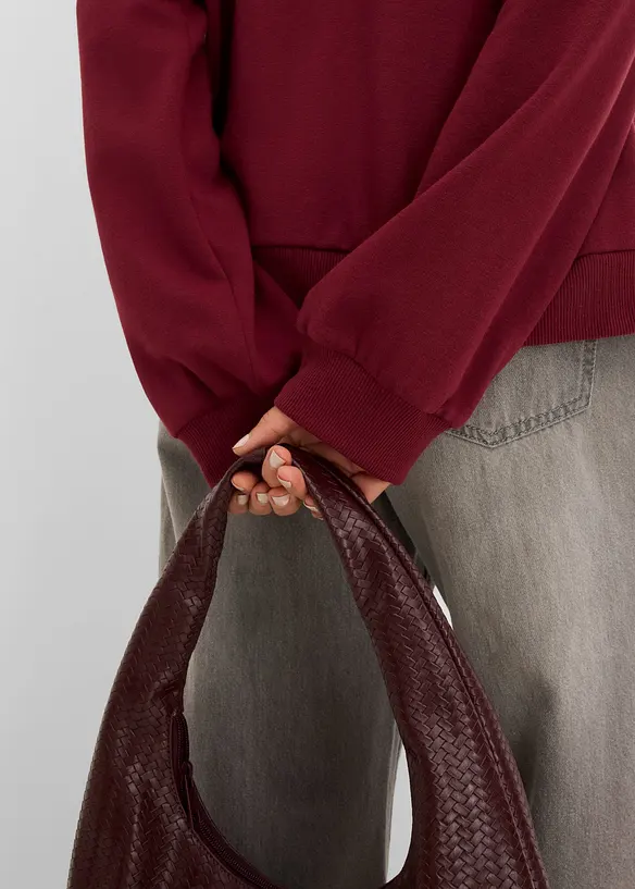 Sweatshirt i myk bomullsmiks, bonprix