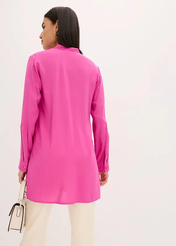 Lang bluse i lett viskose, bonprix