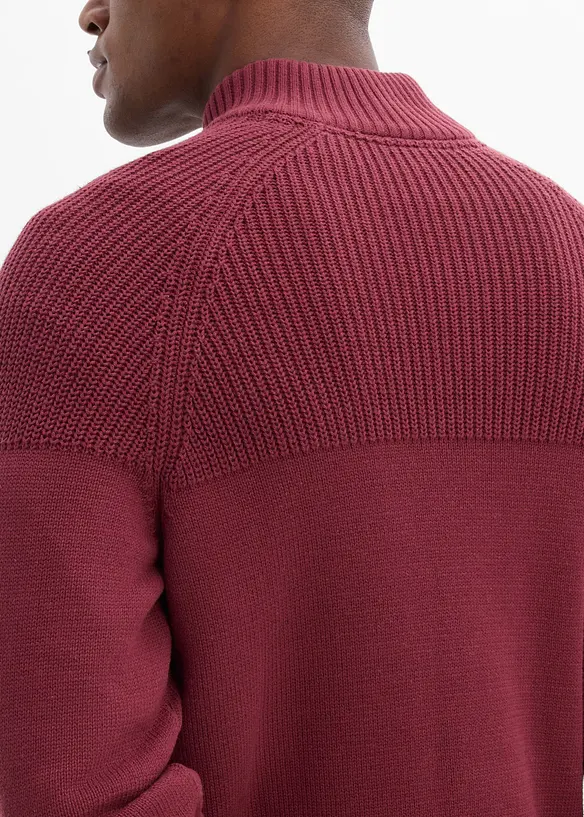 Half-zip-genser i regular fit, bonprix
