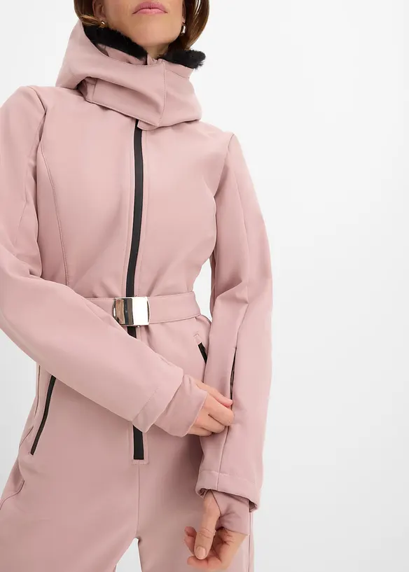 Vannavvisende, varmt f&ocirc;ret skidress i softshellmateriale, bonprix