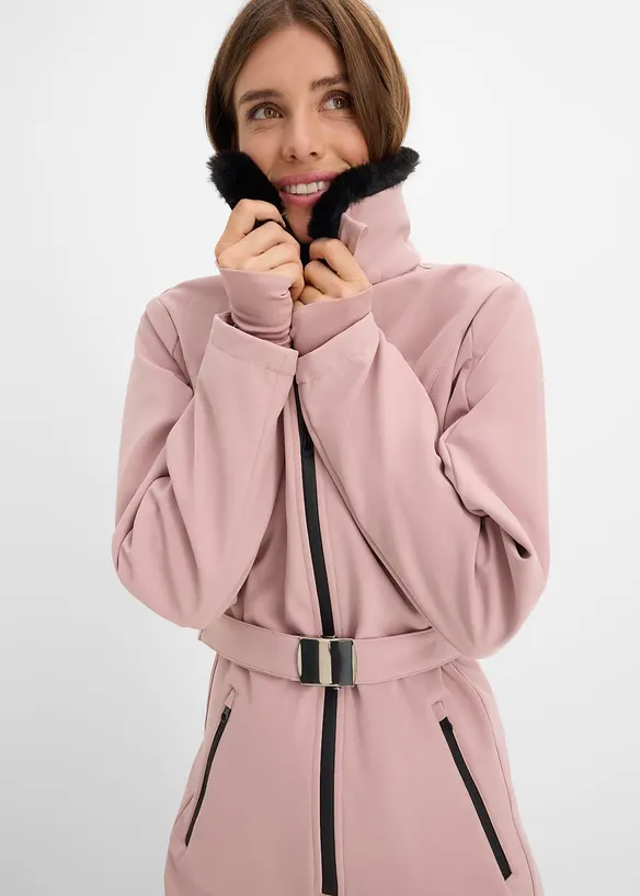 Vannavvisende, varmt f&ocirc;ret skidress i softshellmateriale, bonprix