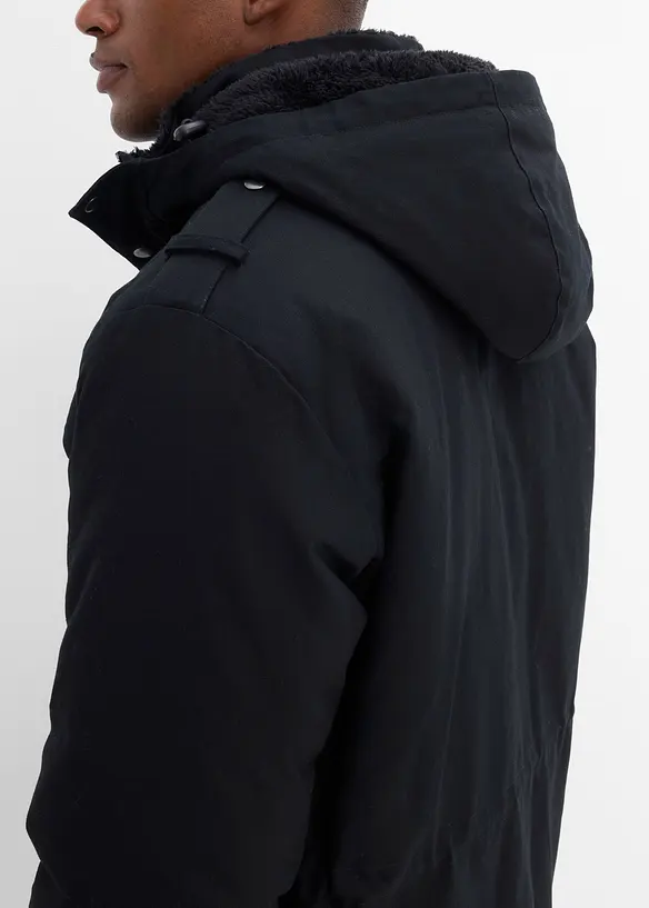 Parkas med mykt fleecef&ocirc;r, bonprix