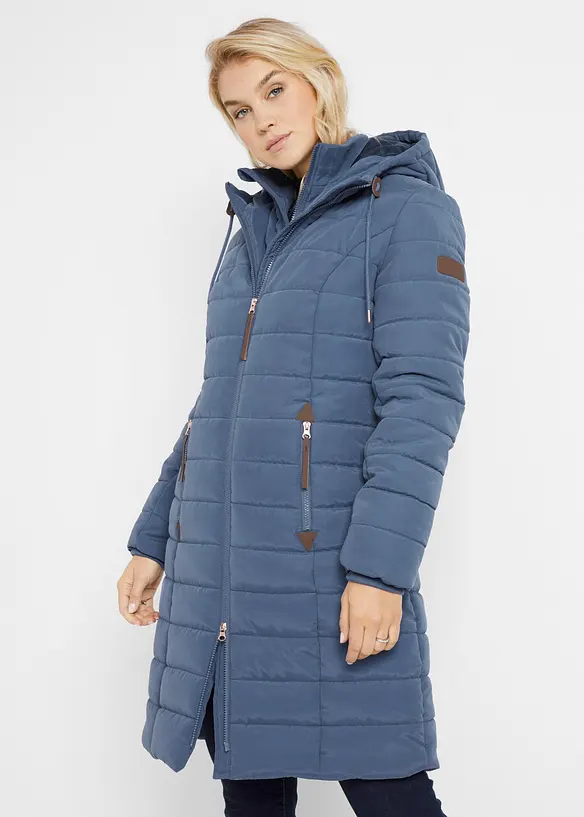 Vattert k&aring;pe i 2i1-stil, bonprix