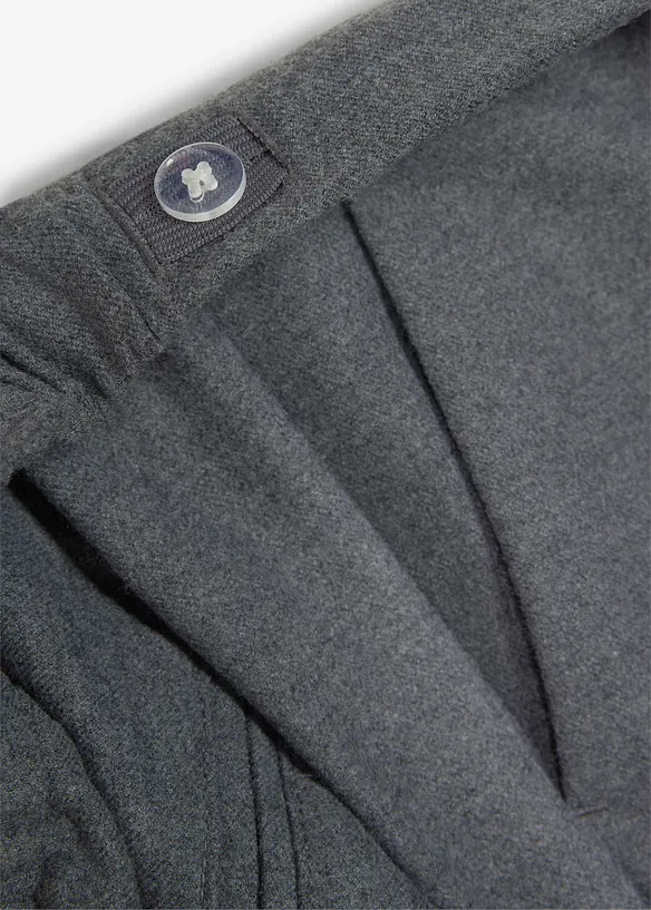 Elastisk mama bukse med vide ben, bonprix