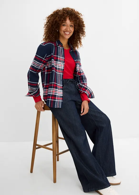 Straight jeans mid waist, bonprix