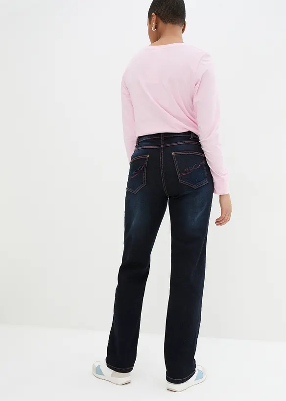 Straight-jeans, Mid Waist, komfortlinning, bonprix
