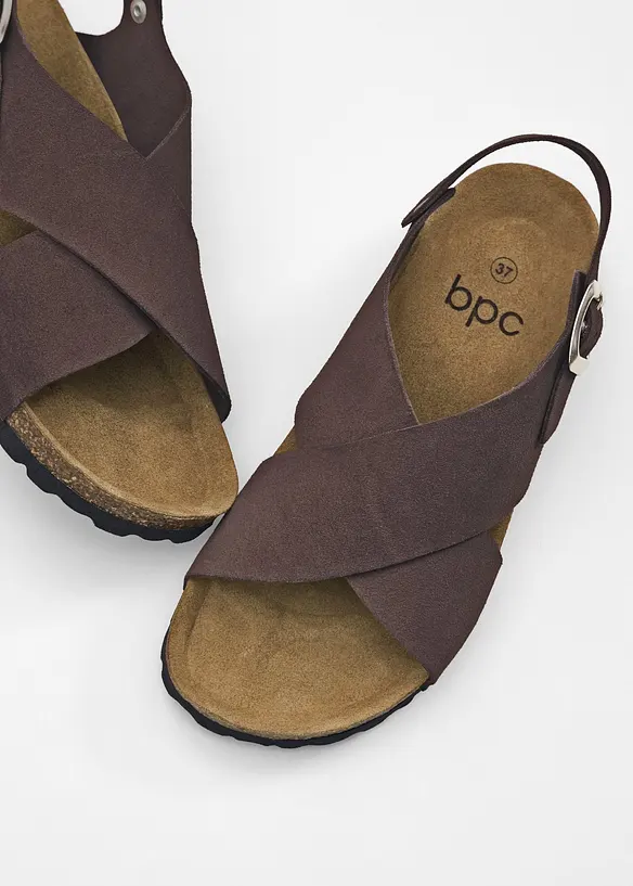 Sandaler i skinn, bonprix
