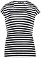 stripet svart/hvit