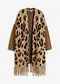 beige/brun/sort leo-print