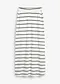 stripet sølv/svart