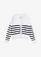 hvit/m&oslash;rkebl&aring; stripem&oslash;nster