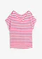 pinklady/hvit stripem&oslash;nster