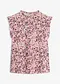 naturhvit/rosa blomstret