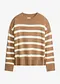 naturbrun/ullhvit stripem&oslash;nster