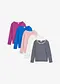 m&oslash;rkebl&aring; + ullhvit + polarbl&aring; + m&oslash;rk fuksia + askerosa