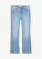 bleket jeansbl&aring; used-look
