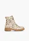 beige blomstret