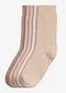 lys beige melert + beige melert + rosa melert + lysebrun melert + rosa