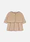 sandbeige/lysebrun m&oslash;nstret