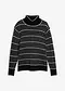 sort/ullhvit stripem&oslash;nster