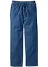 Classic Fit-pull on-bukse i lett bomull, Straight, bonprix