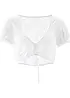 Tyrolerbluse i blondemateriale, bonprix