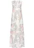 Lang chiffonkjole, bonprix