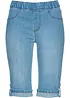 Jeans-bermuda med elastisk linning, bonprix