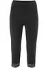 Caprileggings med blondedetalj, bonprix