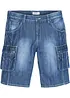 Cargo-bermudashorts i denim, Regular Fit, bonprix