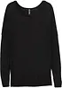 Oversized strikkegenser i viskosemiks, bonprix